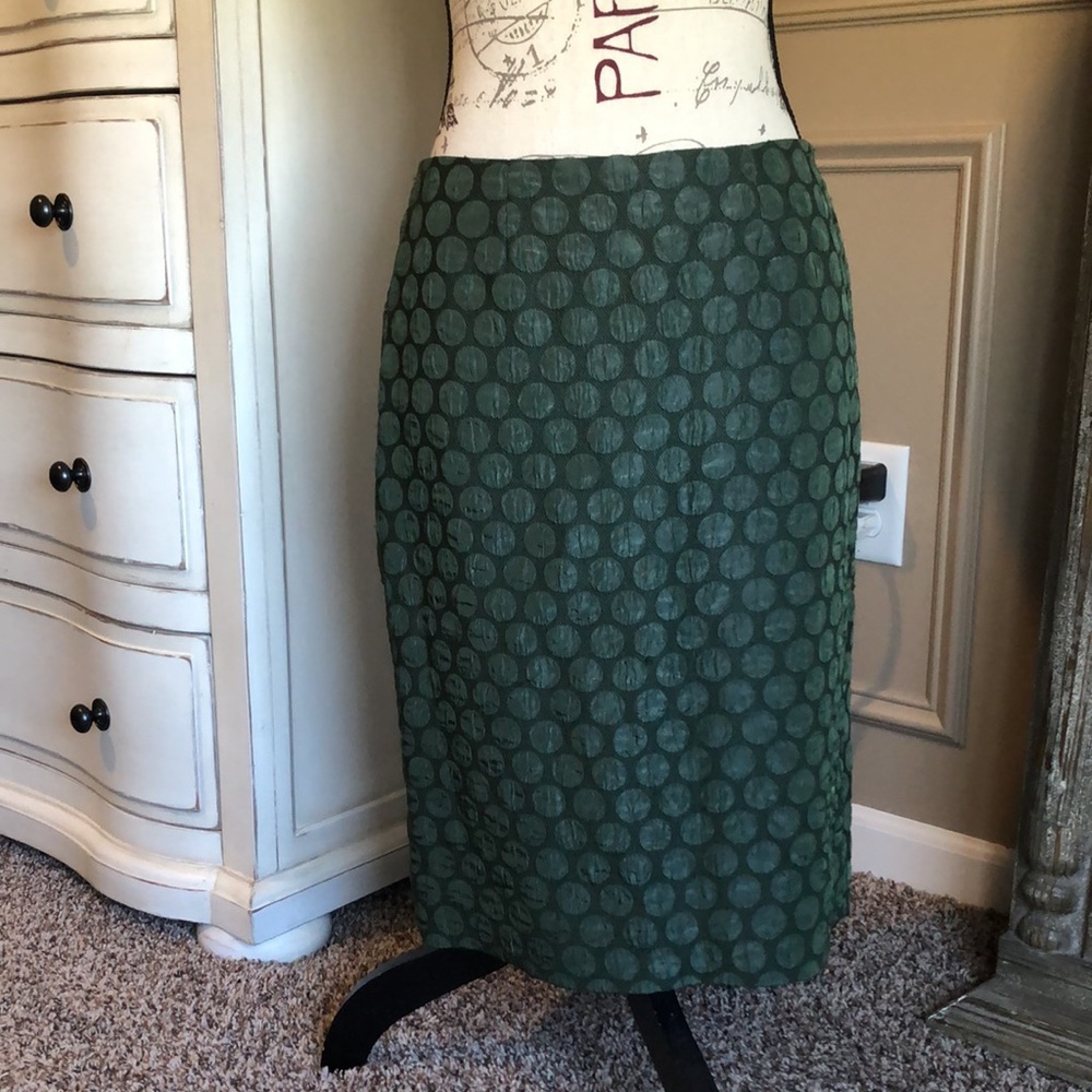 Anthropologie Maeve Doban Polka Dot Skirt Sz 4 - Picture 2 of 10